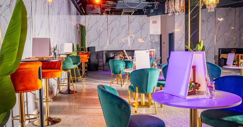 Interior, seating area