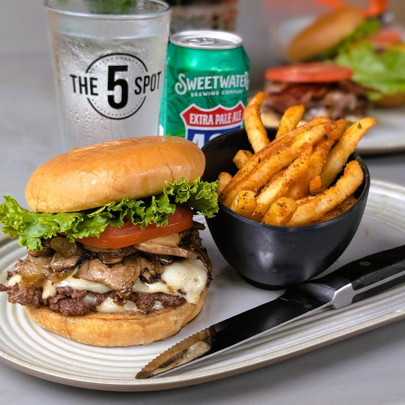 Mushroom Swiss Burger* photo