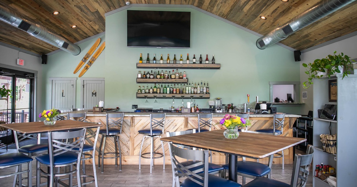 Seating and bar areas