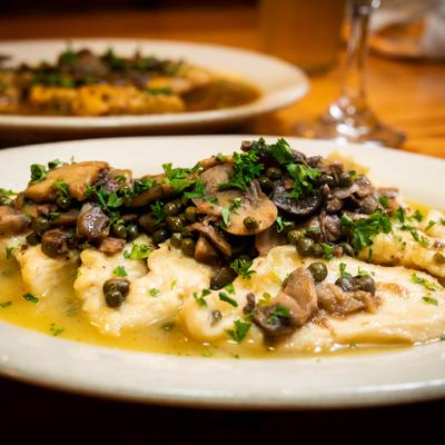 Chicken marsala.