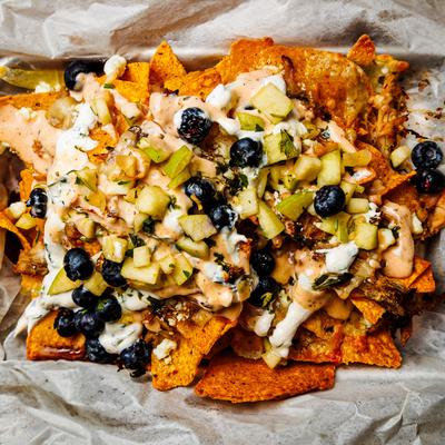 Loaded nachos.