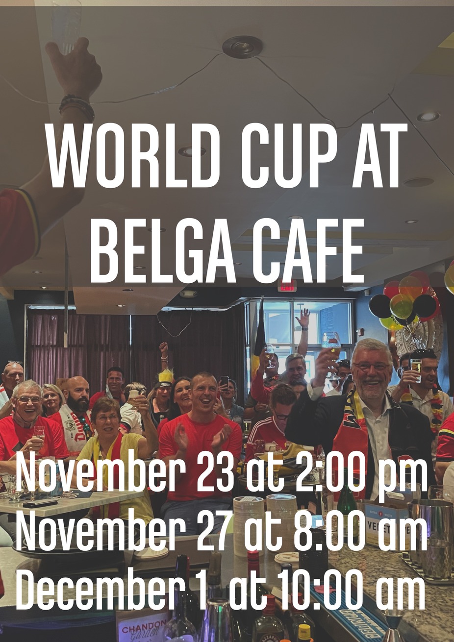 Soccer matches at Belga cafe! event photo