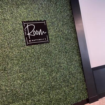 Greenery Wall in The Room @Mattingly's.