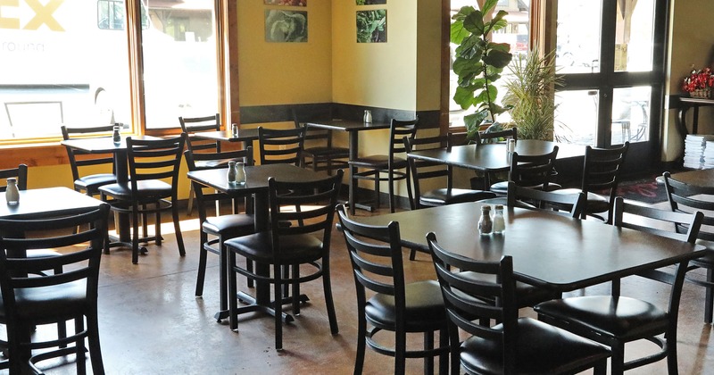 Restaurant interior, dining area