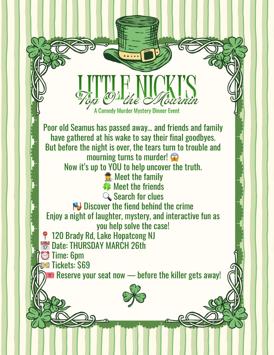 A Comedy Murder Mystery Dinner Event event photo