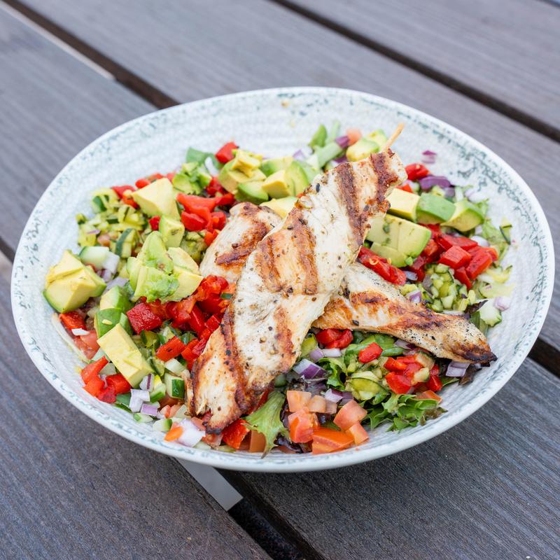 menu item 19 of 20, Chicken Souvlaki Chopped Salad
