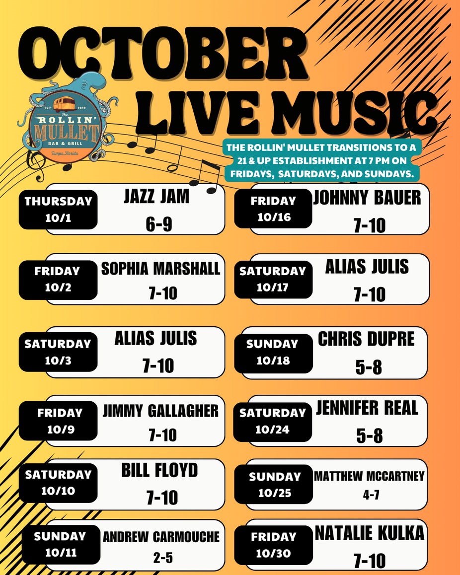 October Live Music event photo