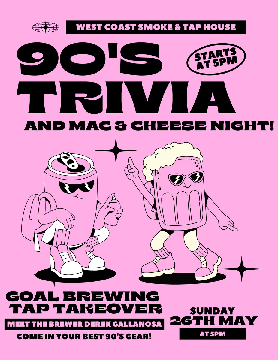 Save the Date: 90s Trivia Night Extravaganza! event photo