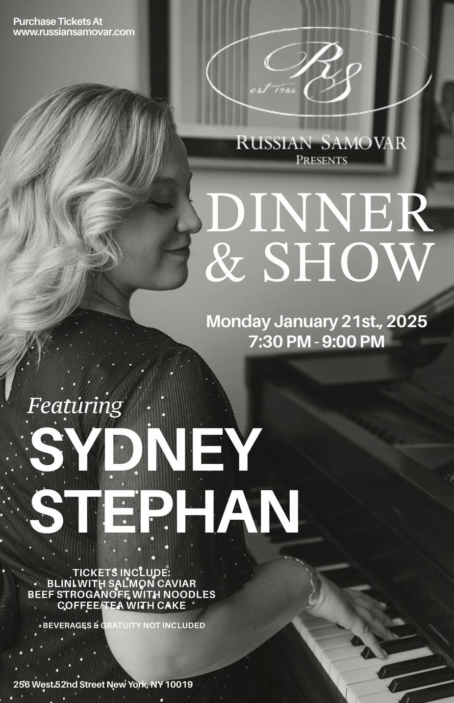 Russian Samovar Presents Sydney Stephan event photo