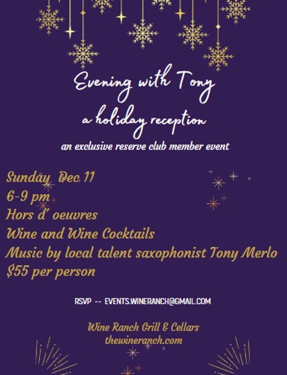 Evening With Tony A Holiday Event event photo