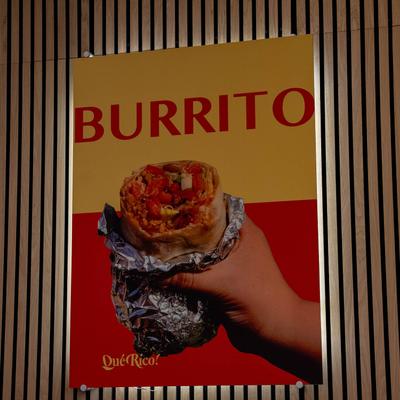 Burrito poster.