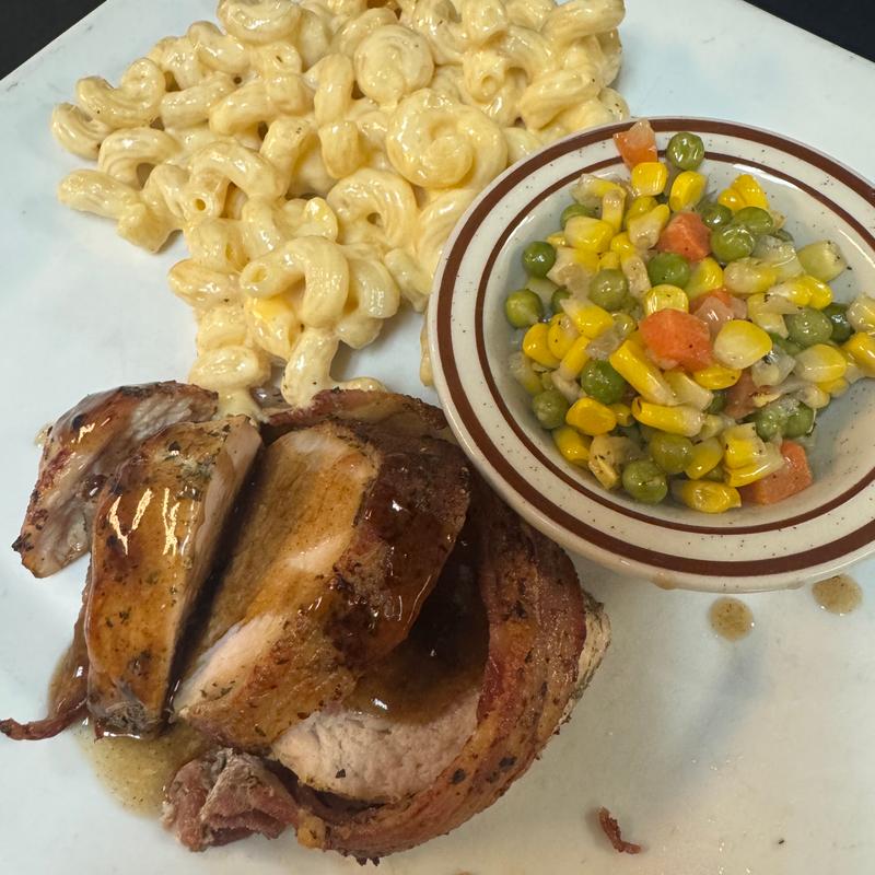 menu item 1 of 79, BACON WRAPPED TURKEY BREAST