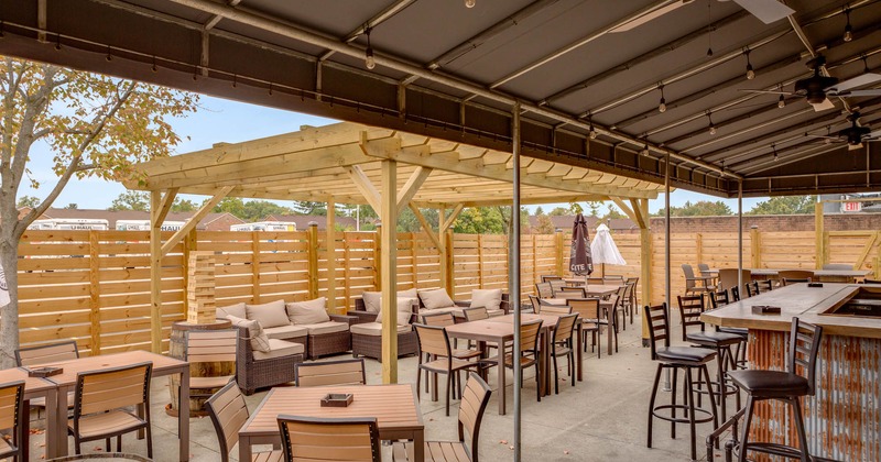 Exterior, seating area