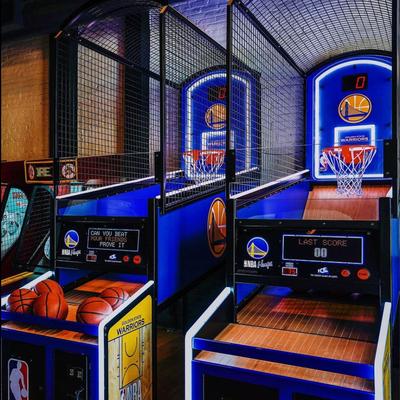 Basketball arcade machines.