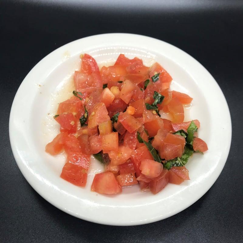 Fresh Chopped Tomatoes and Basil photo
