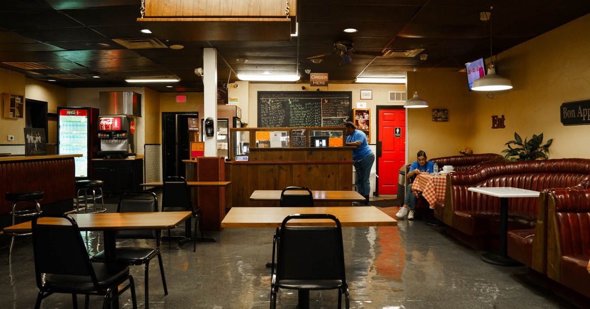 Interior dining area