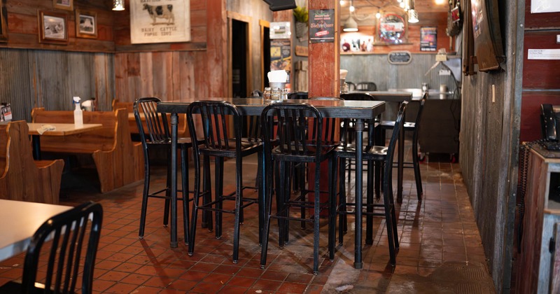 Interior dining area