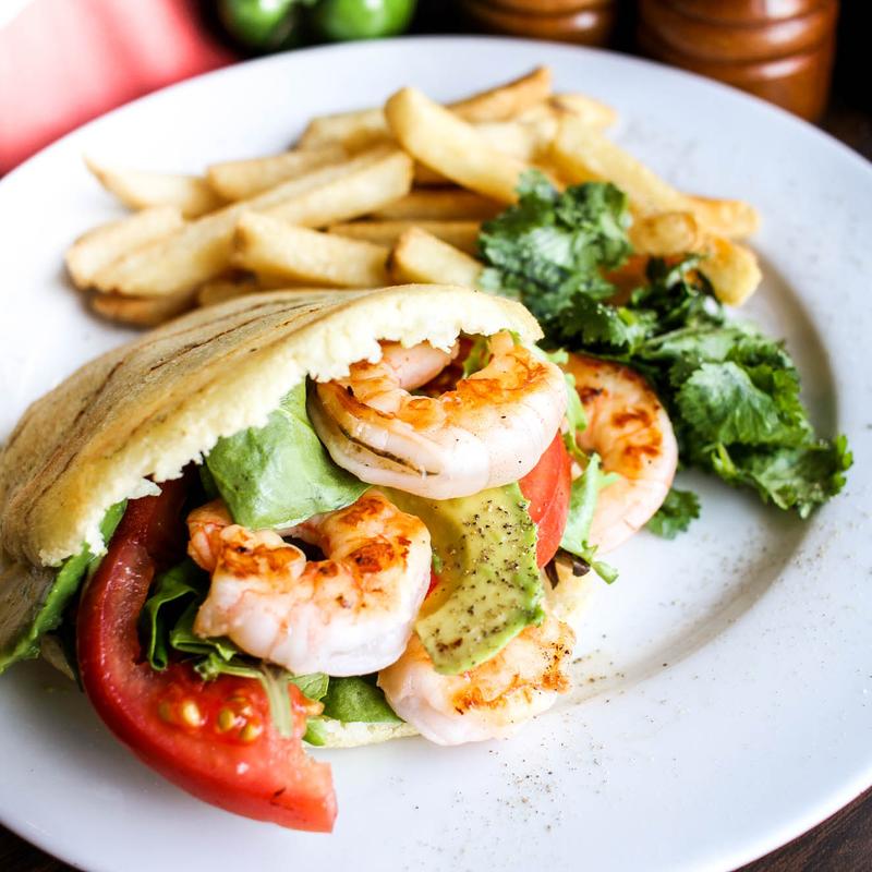 Arepa con Camarones (GF) photo