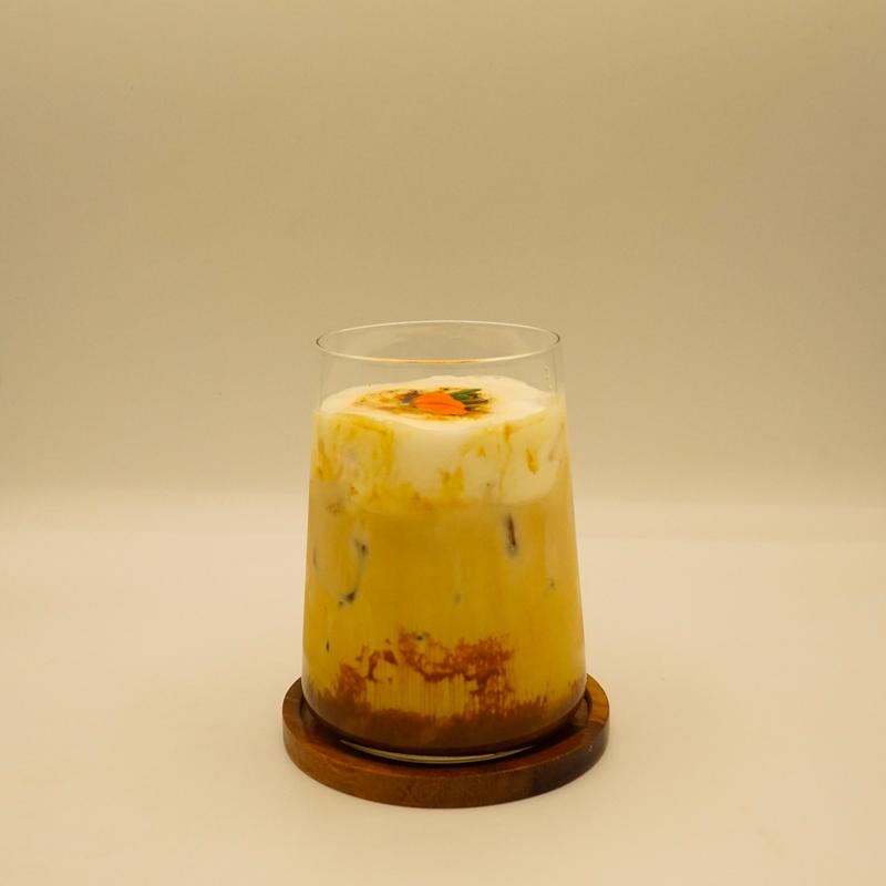 Upside Down Creme Brulee Latte (Iced) photo