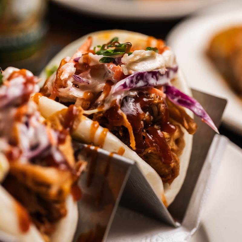 menu item 5 of 15, BBQ Pulled Pork Boas (3)