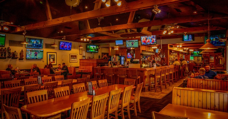Interior, main dining area