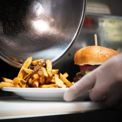 Food being rpepared.