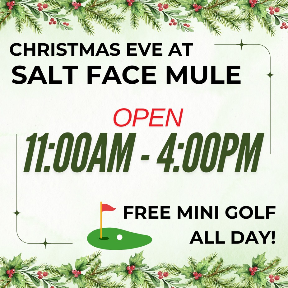 Free Mini Golf on Christmas Eve event photo