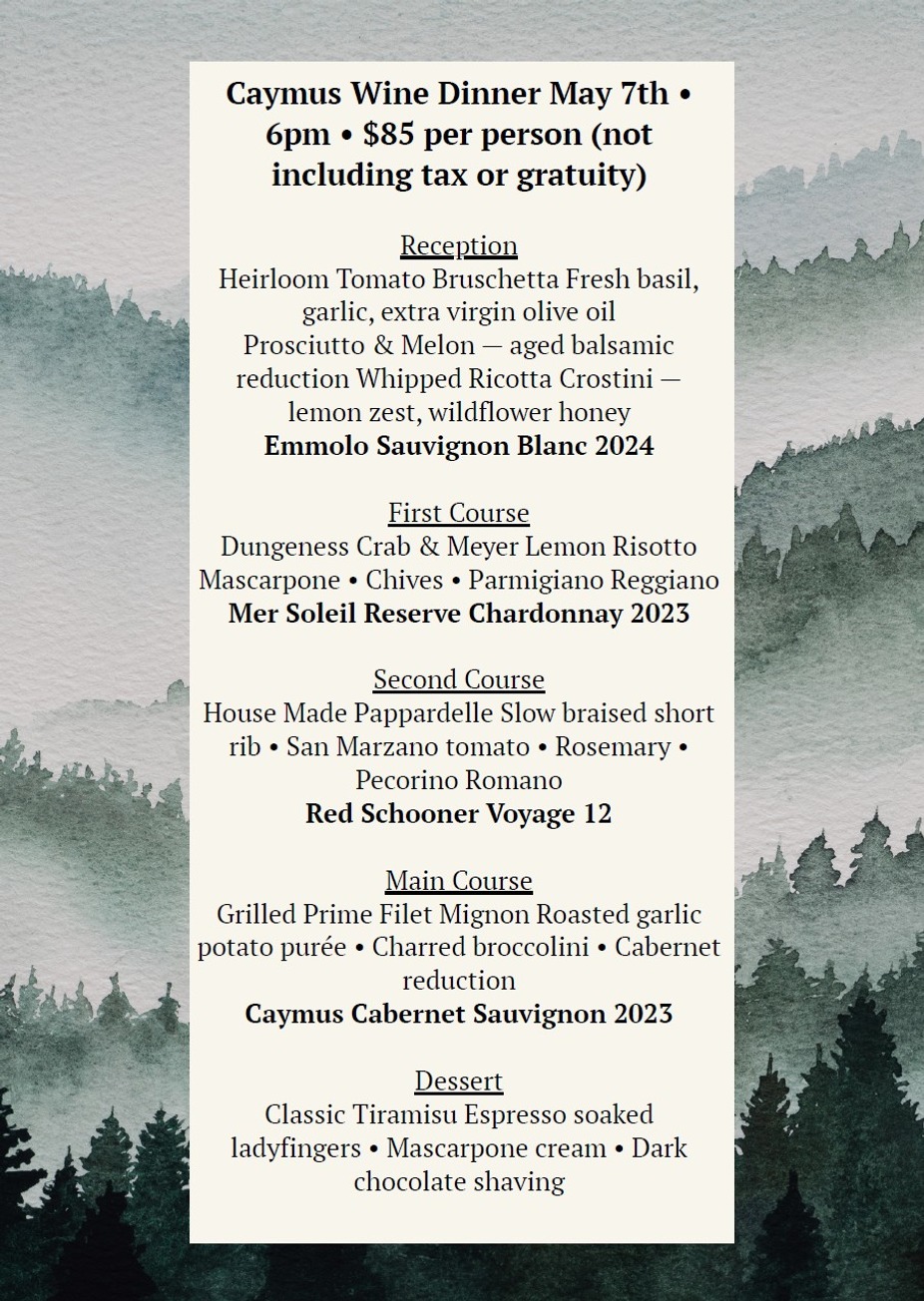 Caymus Wine Dinner event photo