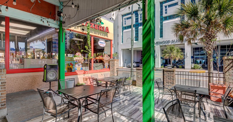 Exterior seating area