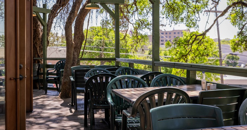 Exterior seating area