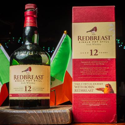 Red Breast whiskey.