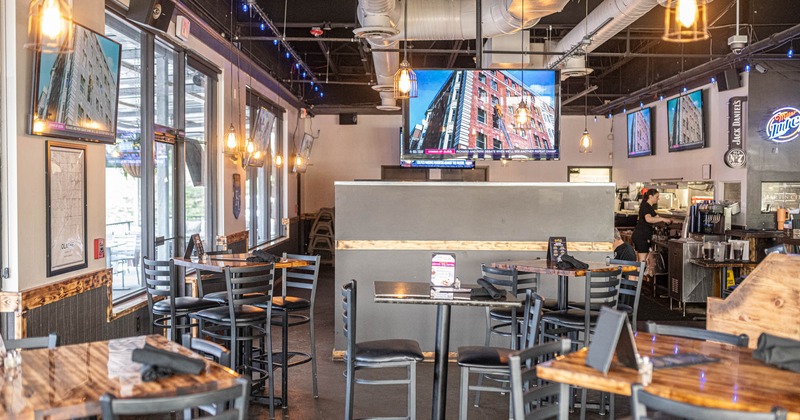 Interior, dining area