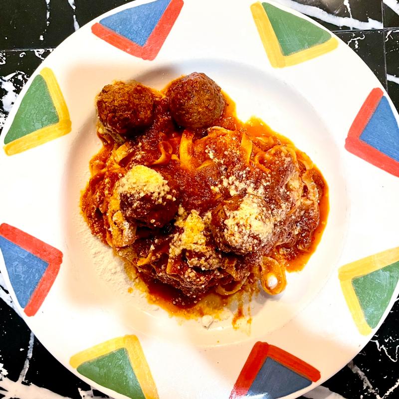 Fettuccine Meatballs photo