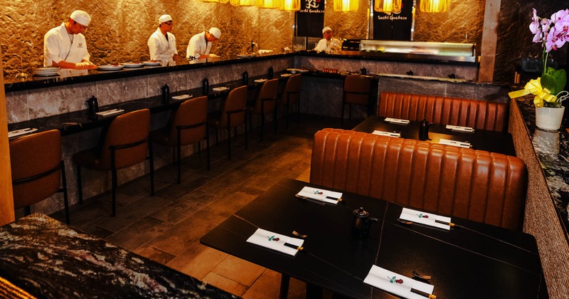 Interior, dining area