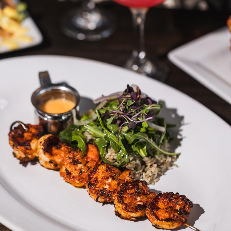 Blackened Shrimp or Fish & Garlic Fried Rice photo