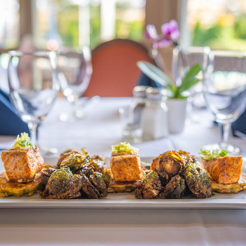 Salmon & Corncakes photo