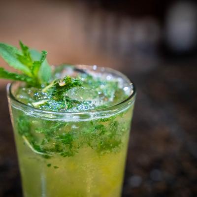 A served Mojito.