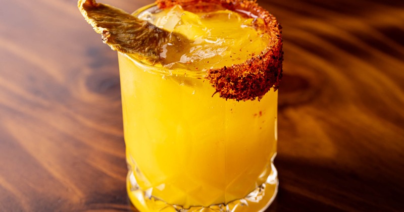 A glass of Mango Margarita