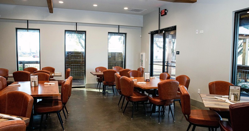 Interior space, private dining area