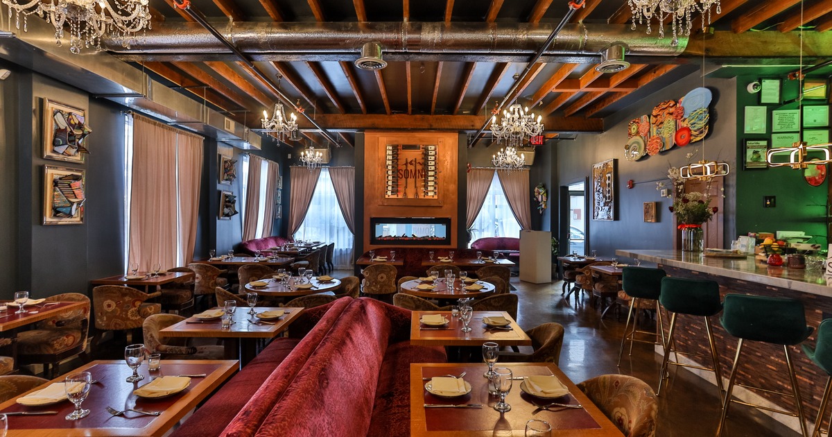 Interior, dining area