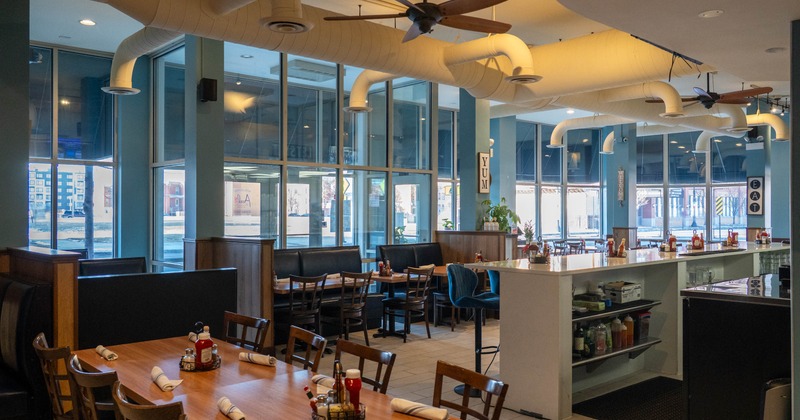 Interior, seating area