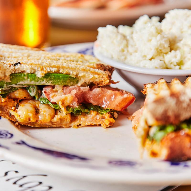 Blackened Shrimp BLT Panini photo