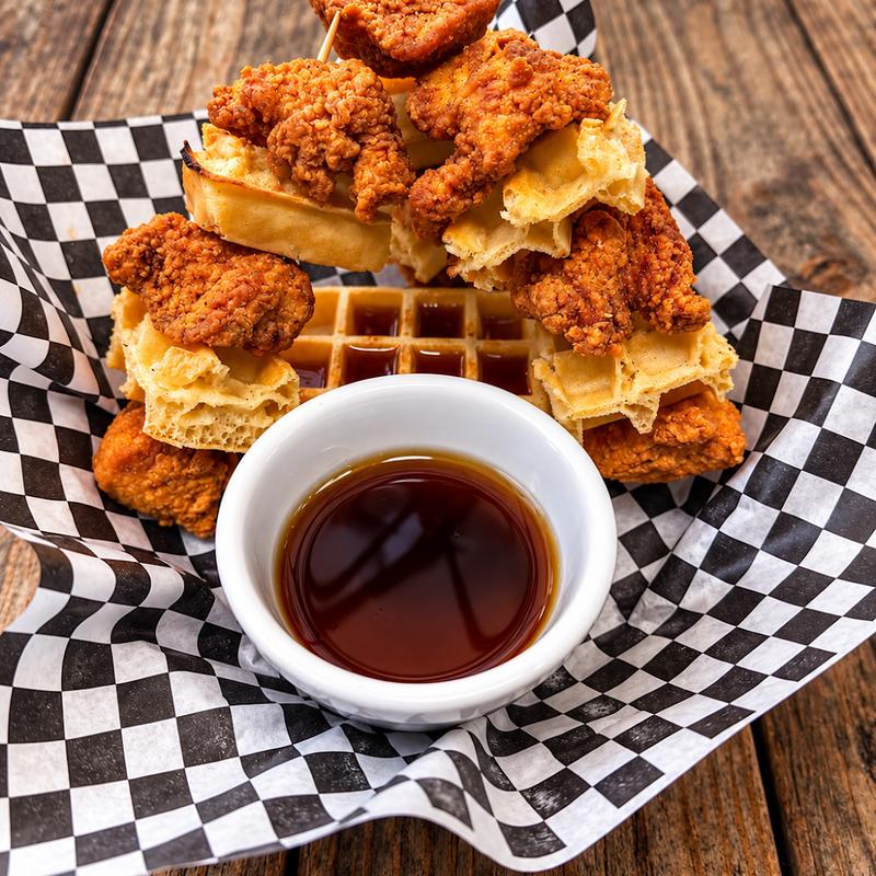 Chicken & Waffle Skewers photo
