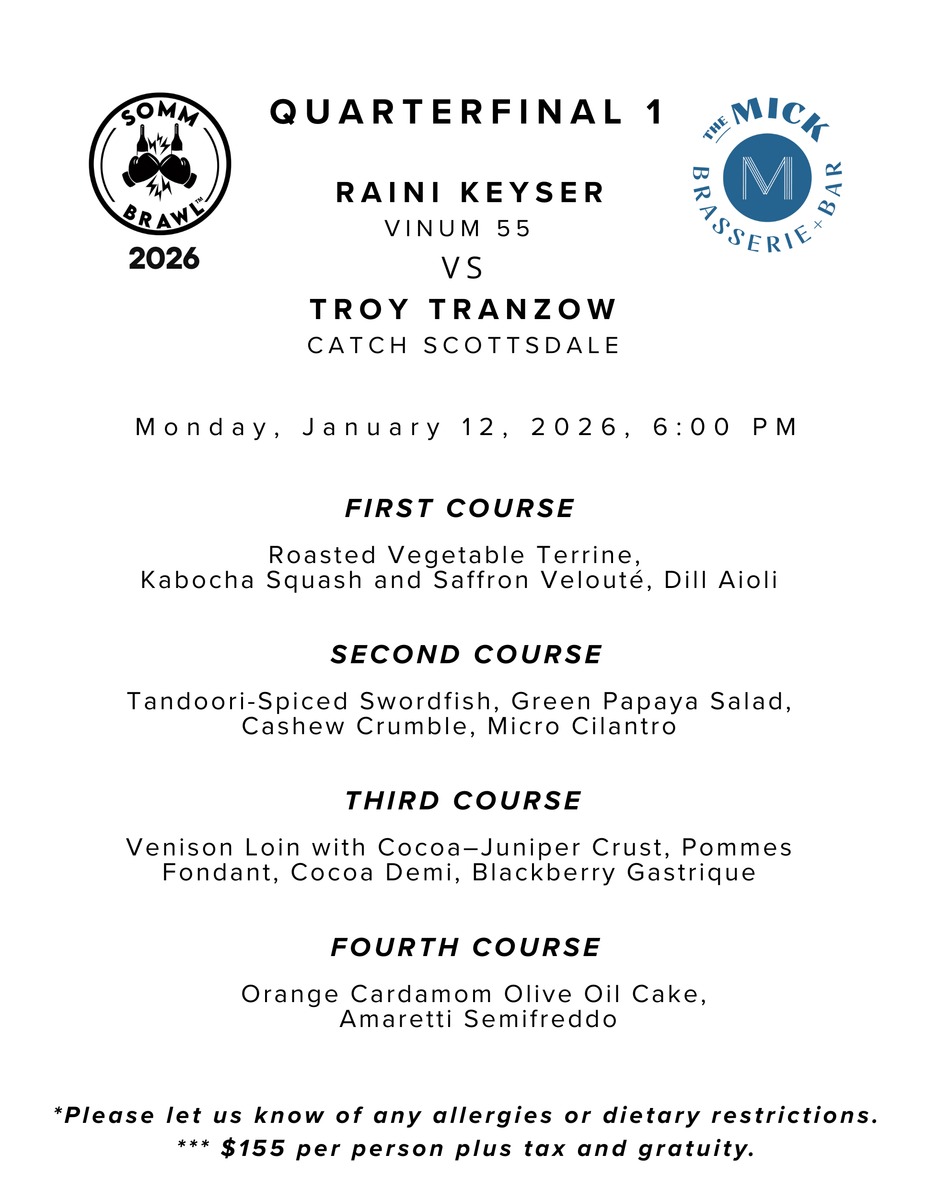 🍷 SOMM BRAWL 2026 – Quarter Final 1 event