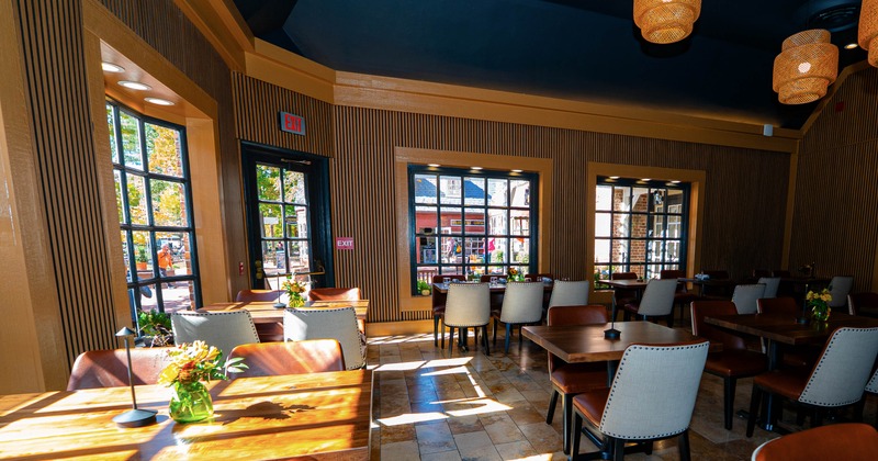 Interior, dining area