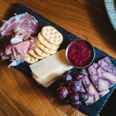 Charcuterie board.