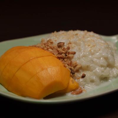 Coconut Mango Sticky Rice.