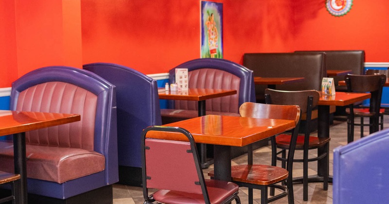 Interior seating area