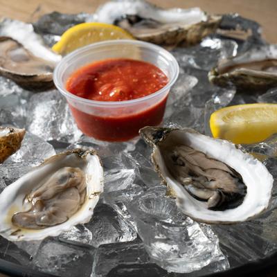 Blue Point Oysters.