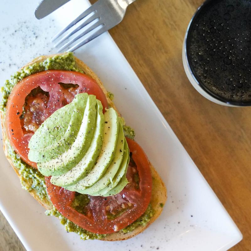 menu item 1 of 4, Avocado Toast